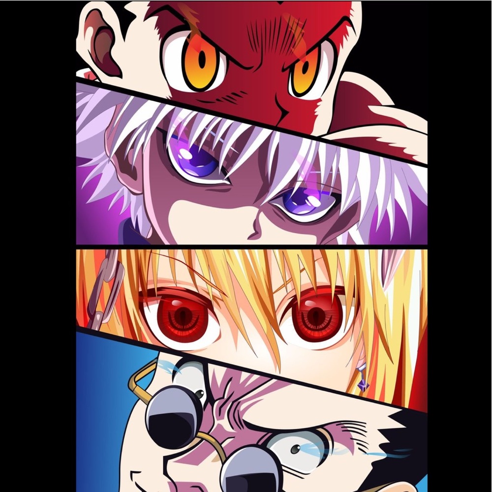 hxh hunter x hunter cotton crew neck